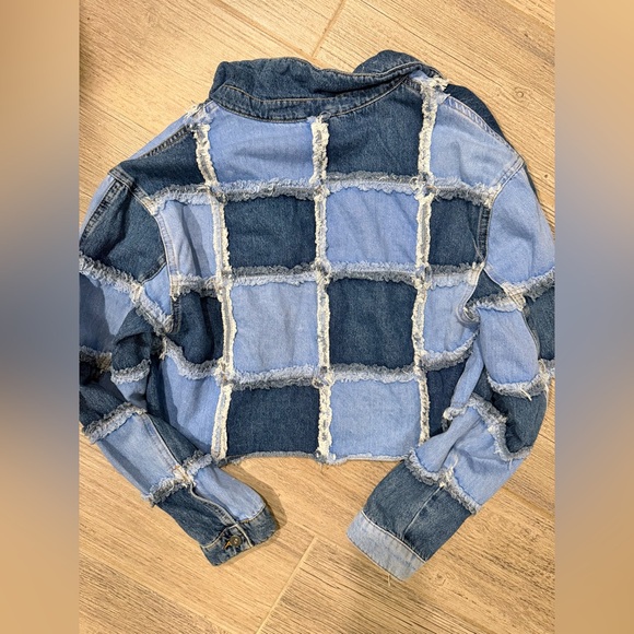 The Ragged Priest Blue Patchwork Jean Jacket - Picture 6 of 6